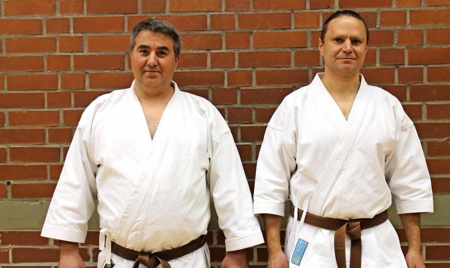 Raimund Mistele und Frank Schwarzbach 2. Braungurt.