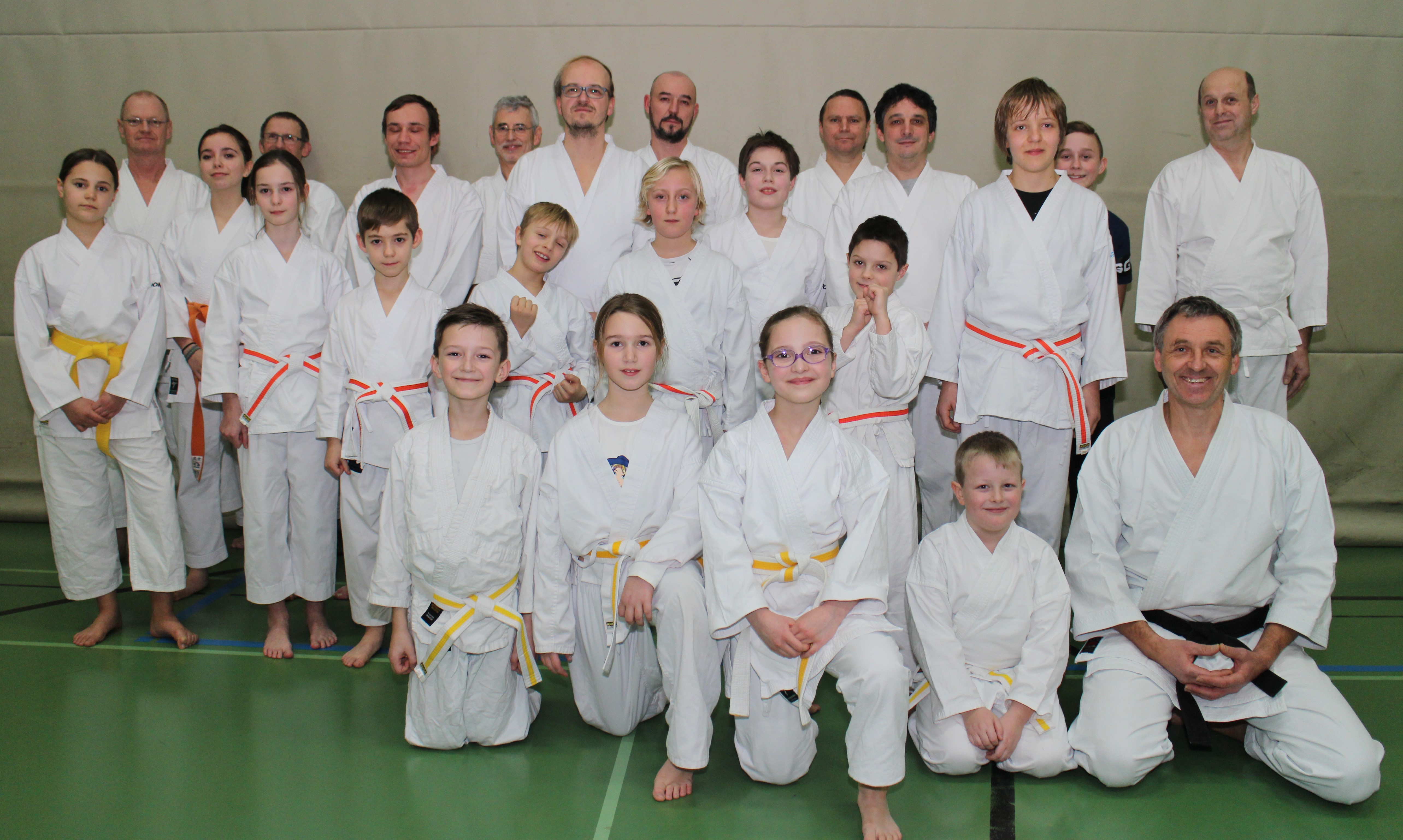 Karate-Gürtelprüfung der Turnerschaft Kronach